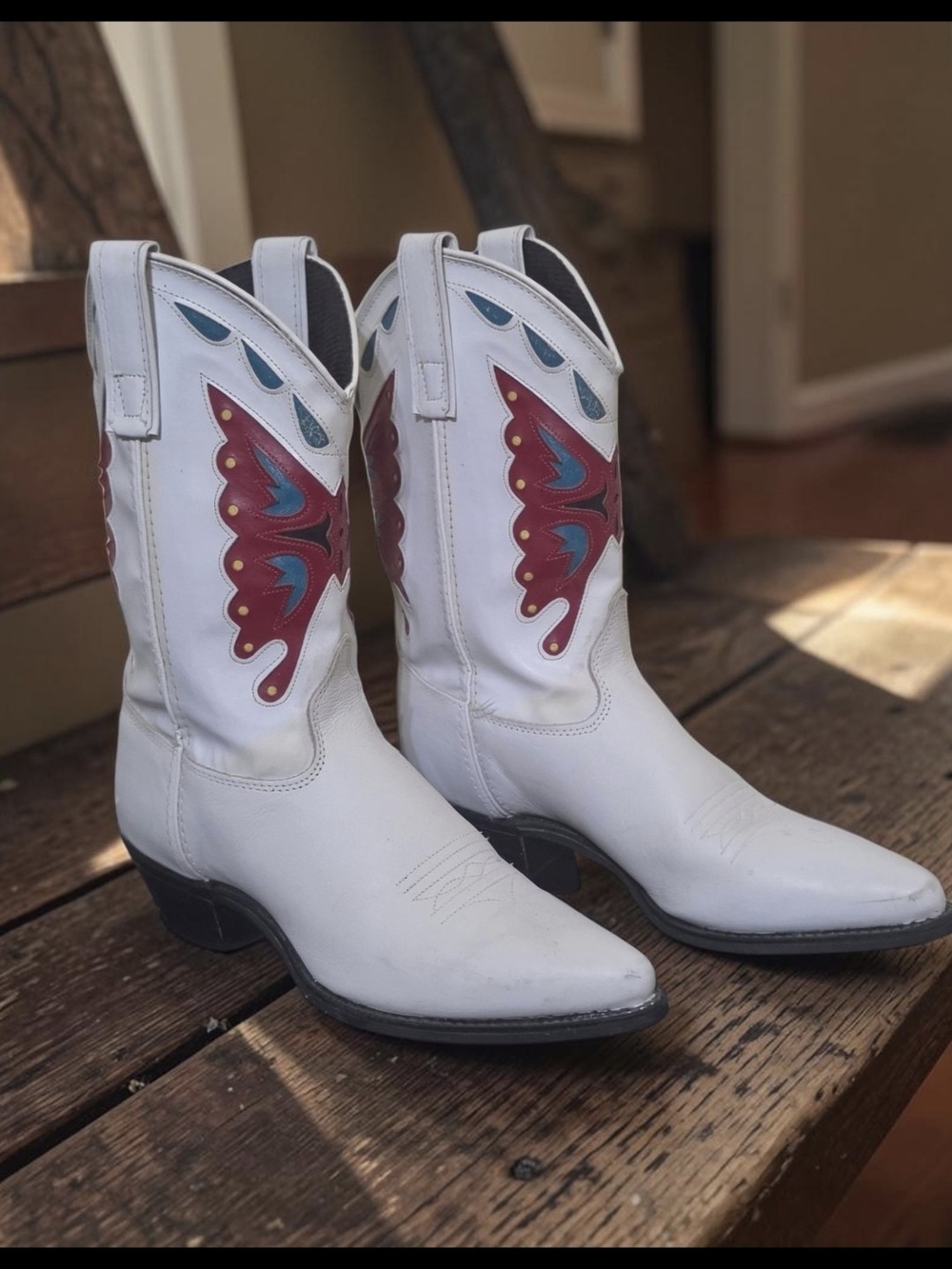 Vintage Miss Capezio Butterfly Boots sz 8